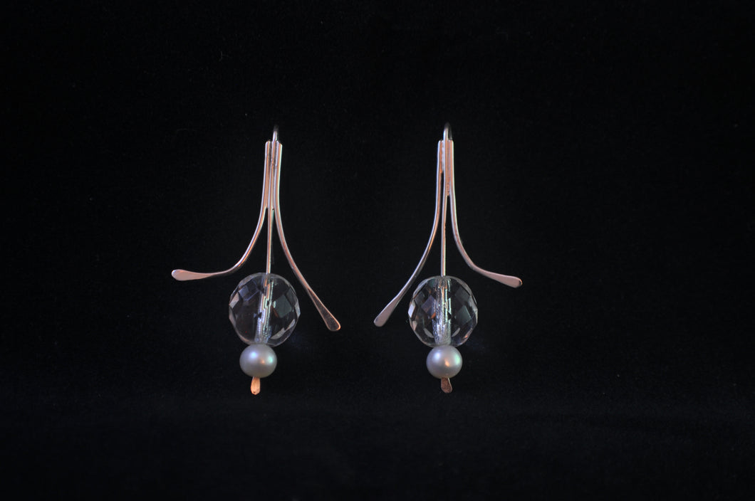 Cathi Rivera, “Crystalized Jackson”, Earrings