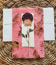 Load image into Gallery viewer, MPM - Rose Petal Handmade Paper Greeting Card
